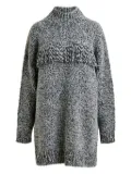 Essentiel Antwerp fringe mock-neck sweater - Grey