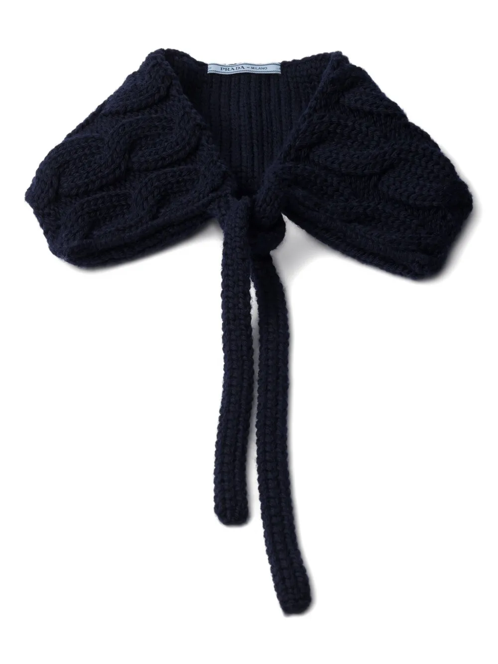 Prada Colletto intrecciato - Blu