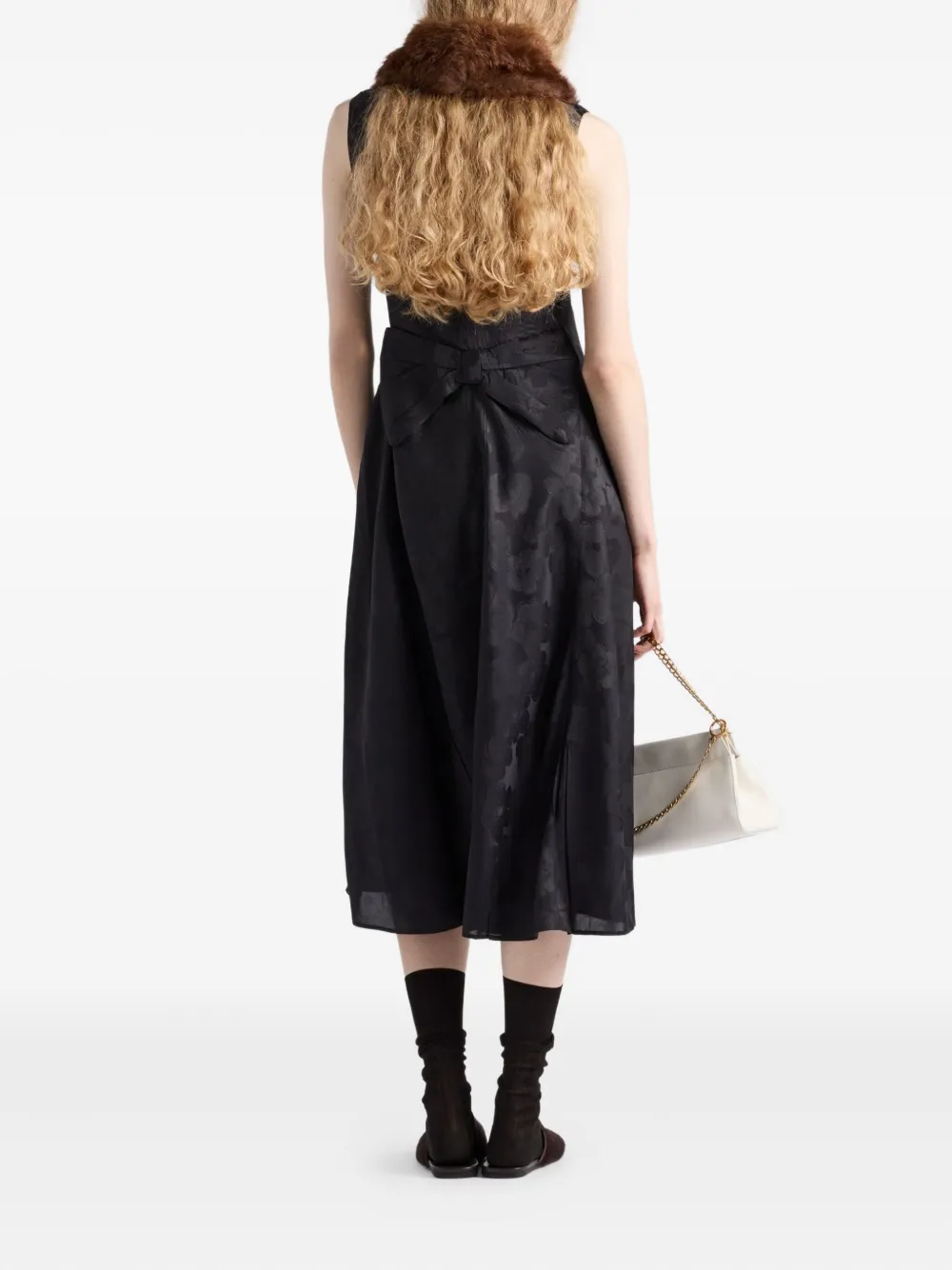 Prada フローラル ドレス | ブラック | FARFETCH JP