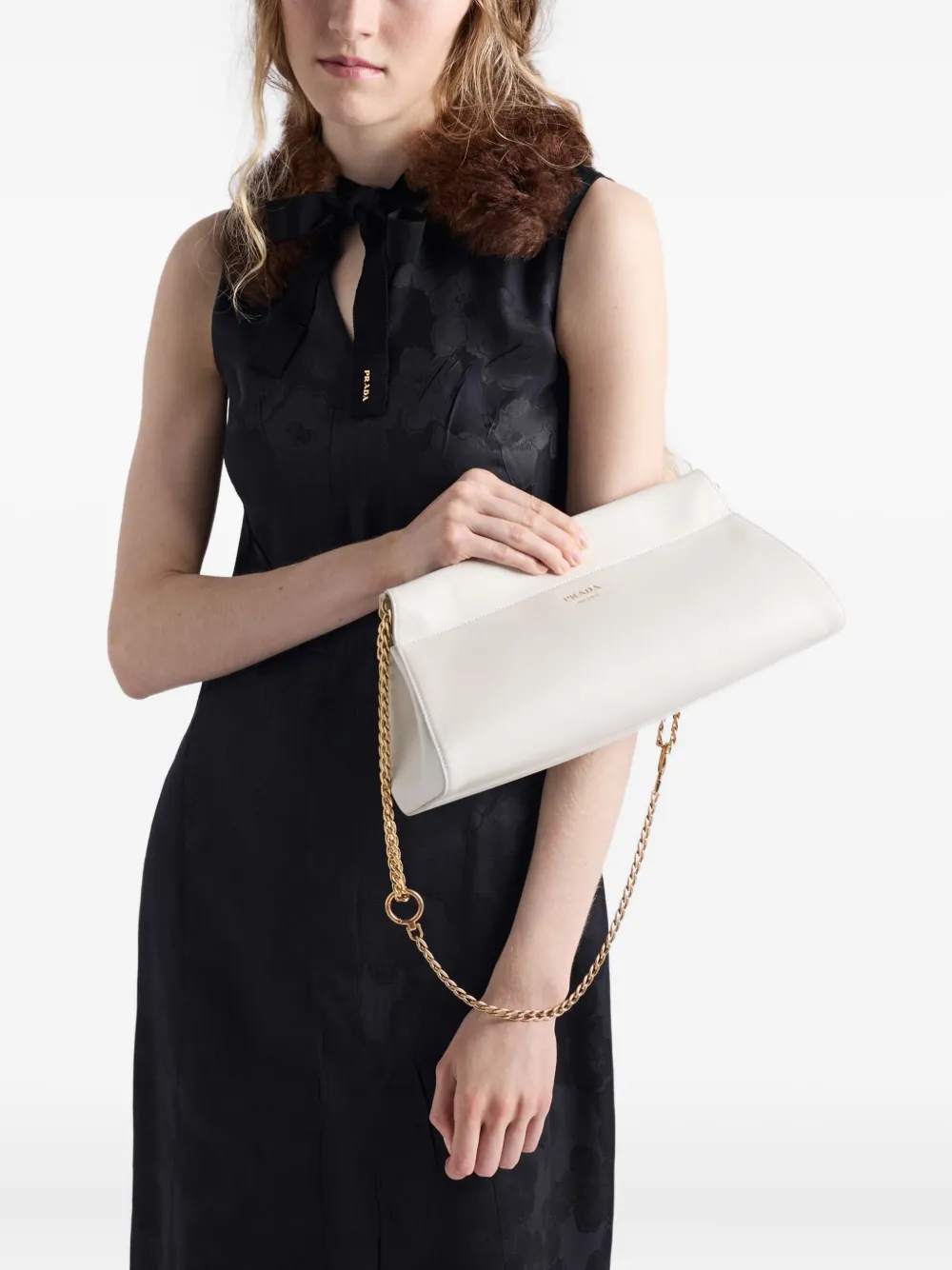 Prada フローラル ドレス | ブラック | FARFETCH JP