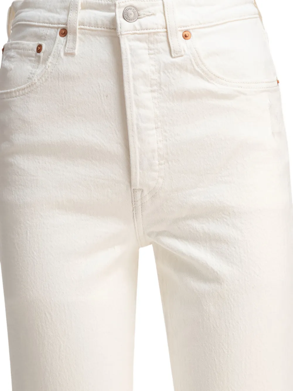 Levi's Ribcage straight jeans Wit