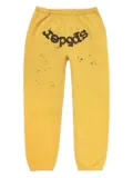 SP5DER web-print star-detail track pants - Yellow
