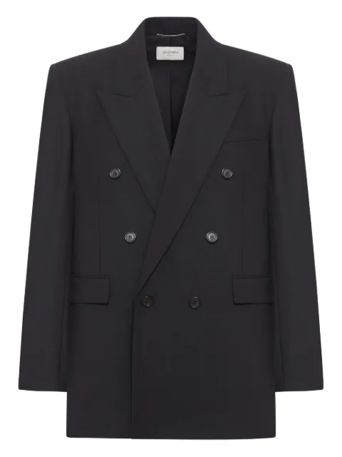 Saint Laurent double-breasted wool jacket