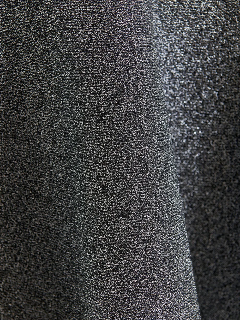 Essentiel Antwerp Gebreide mini-rok met metallic-effect Zilver