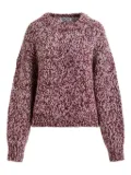 Essentiel Antwerp Izura ribbed-trim sweater - Red