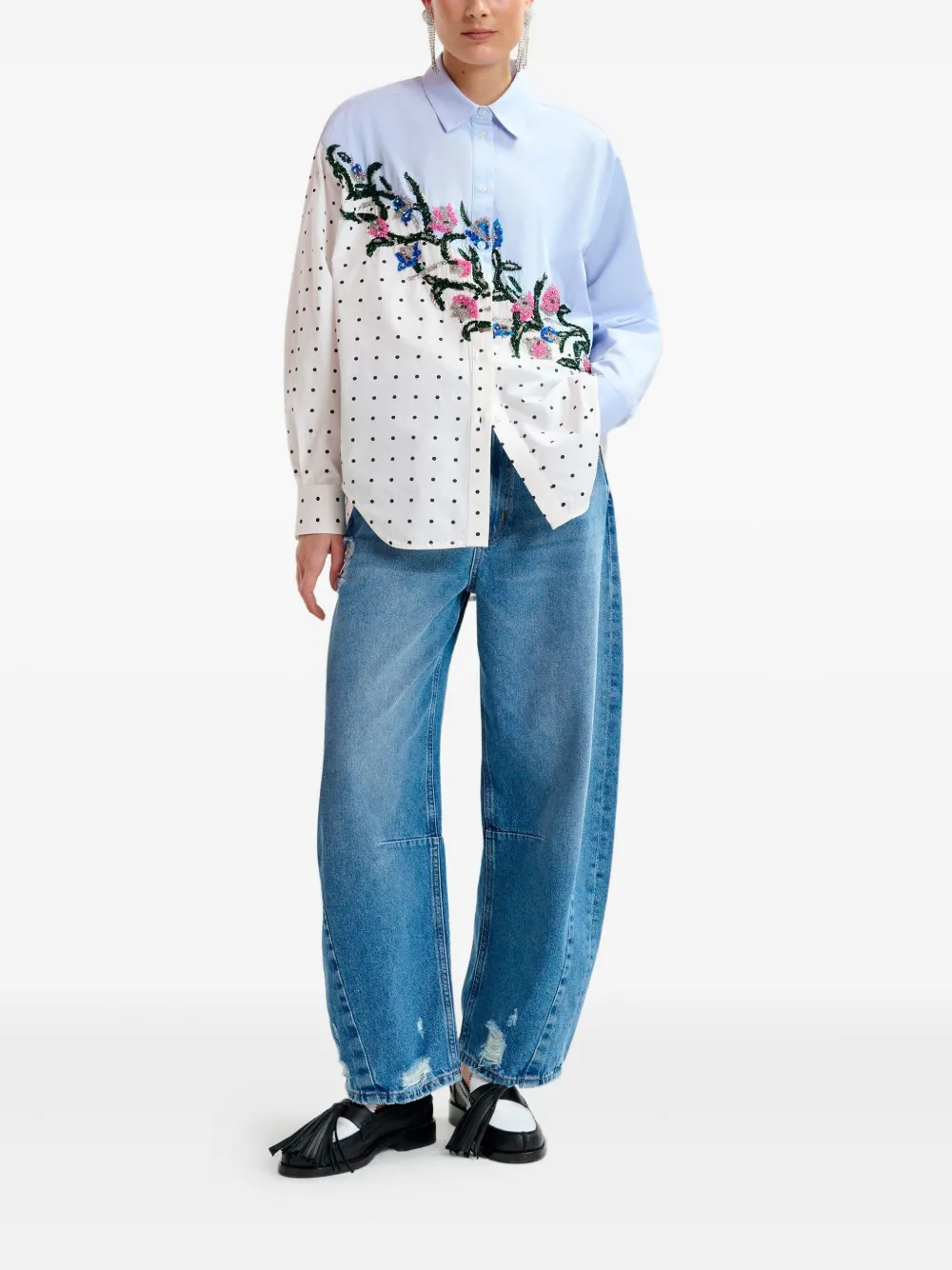 Essentiel Antwerp Independence shirt Blauw
