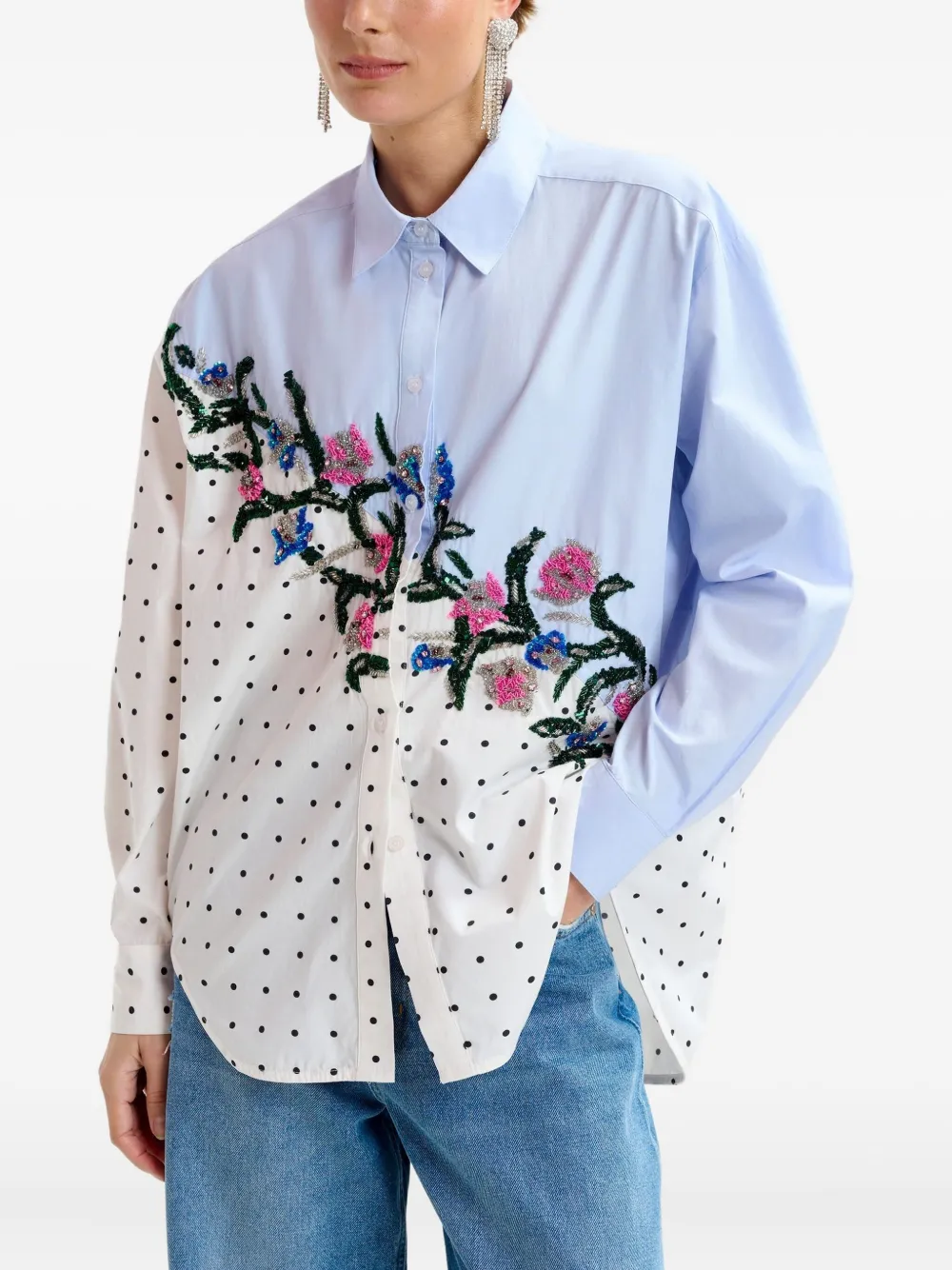 Essentiel Antwerp Independence shirt Blauw