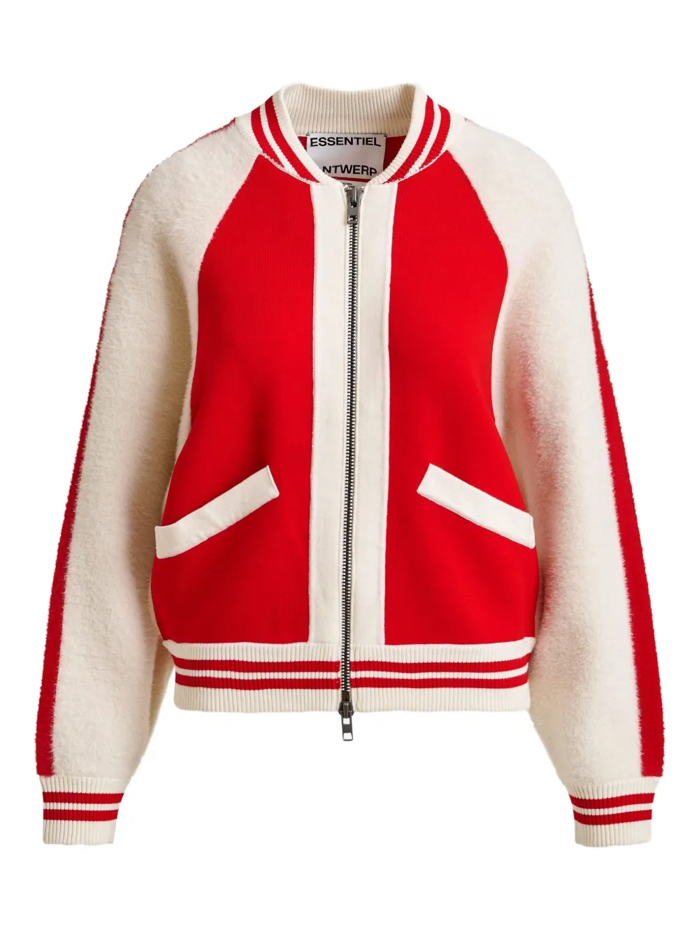 Essentiel Antwerp Idol vest met rits Beige