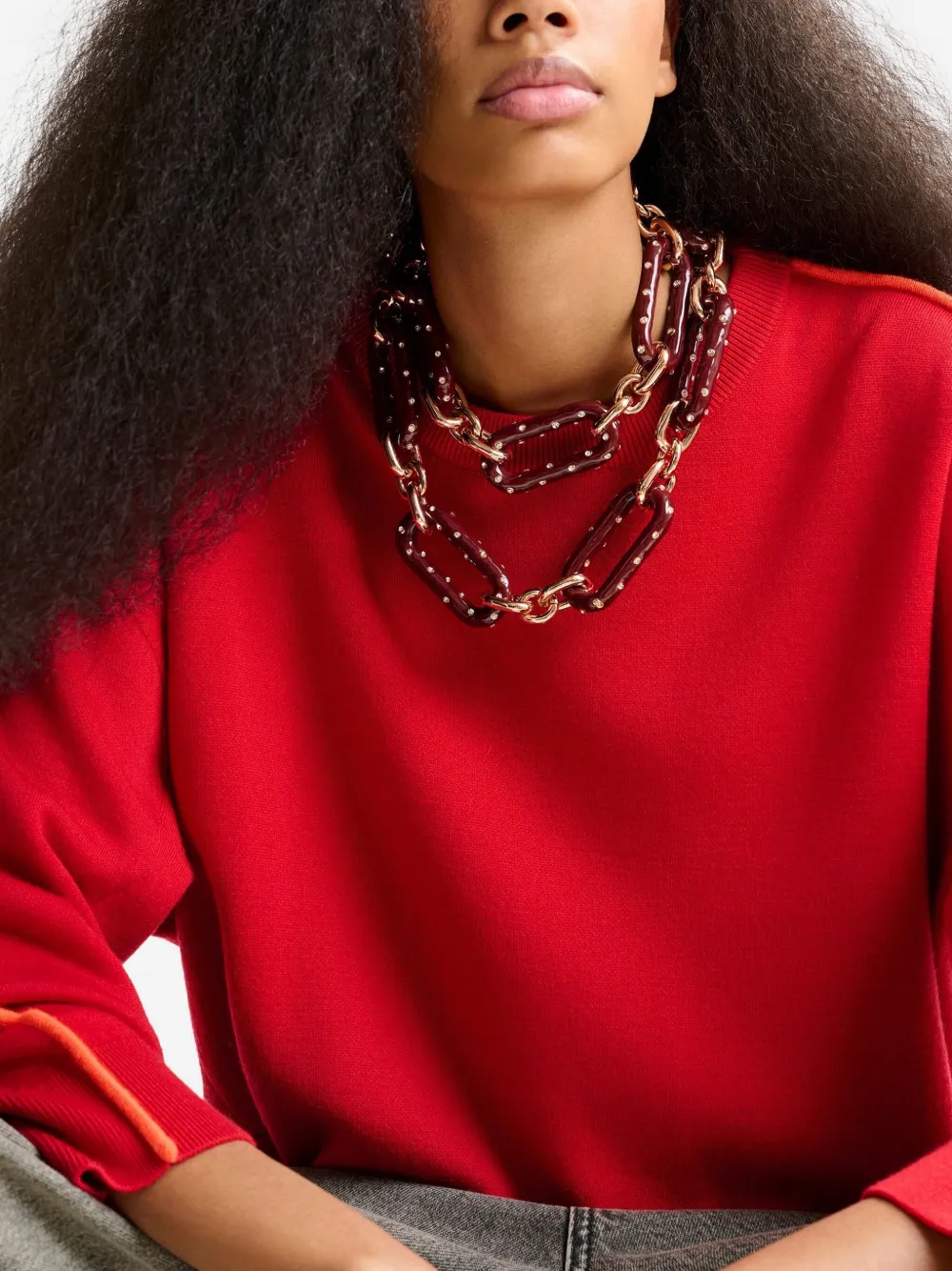 Essentiel Antwerp Iruby sweater Rood