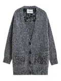 Essentiel Antwerp lace-insert cardigan - Black
