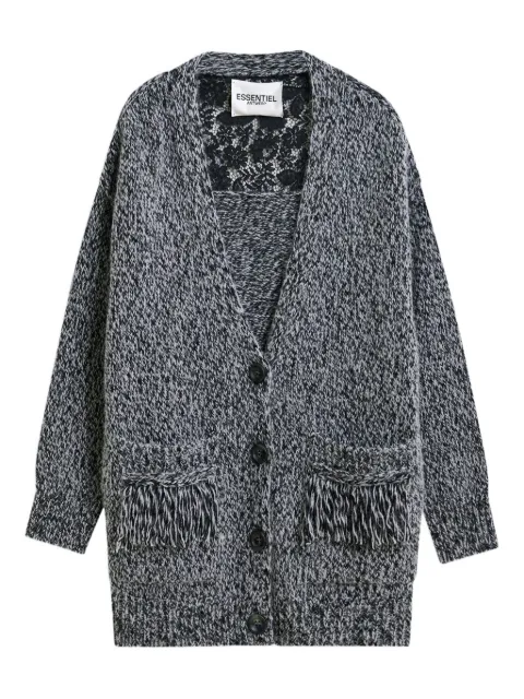 Essentiel Antwerp lace-insert cardigan