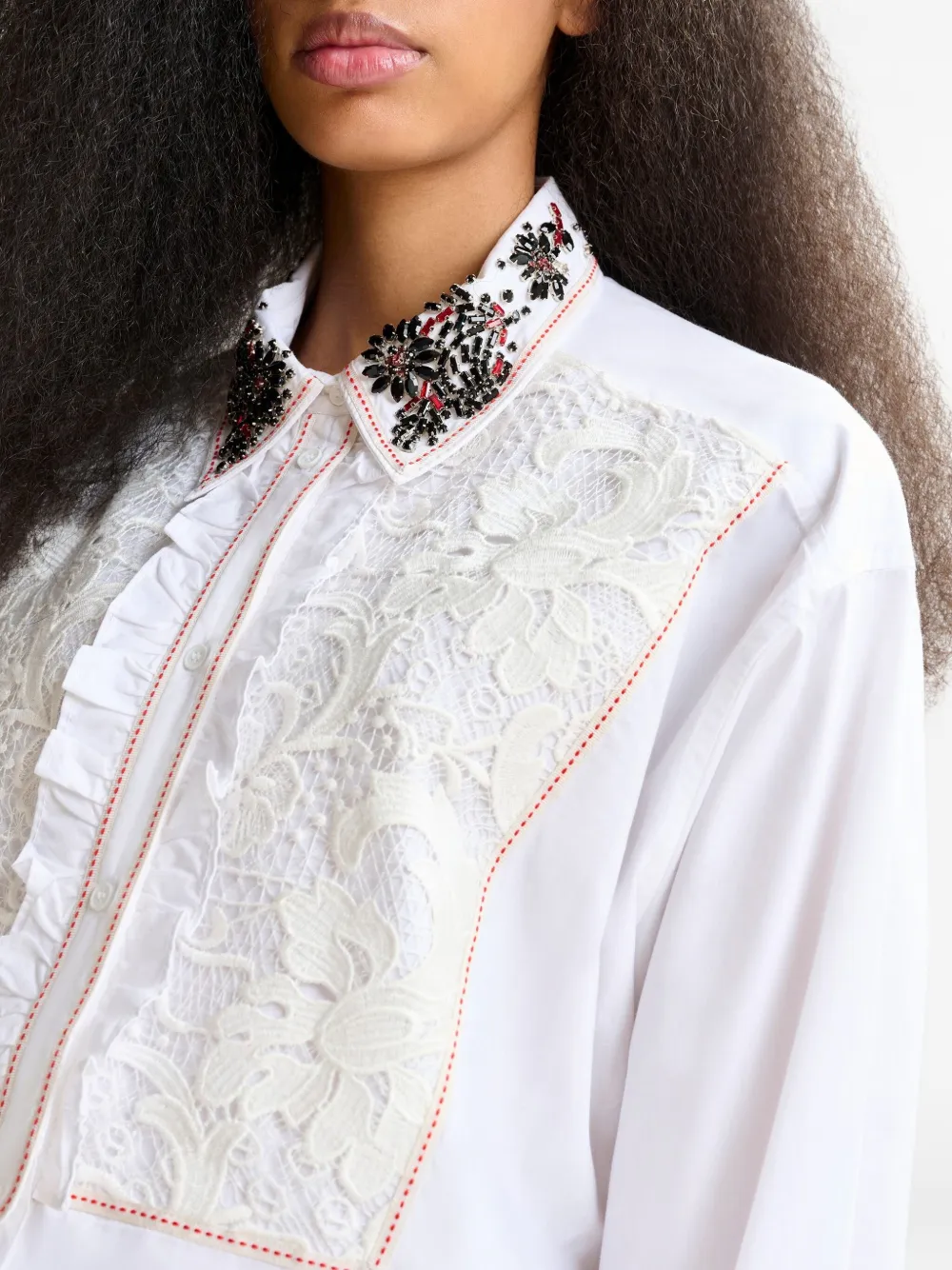 Essentiel Antwerp Ioannina cotton shirt Wit