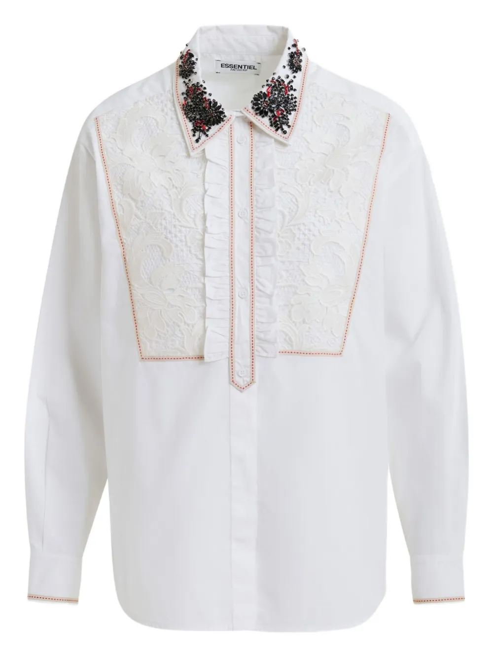Essentiel Antwerp Ioannina cotton shirt Wit