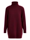 Essentiel Antwerp stripe-detail turtleneck mini dress - Red