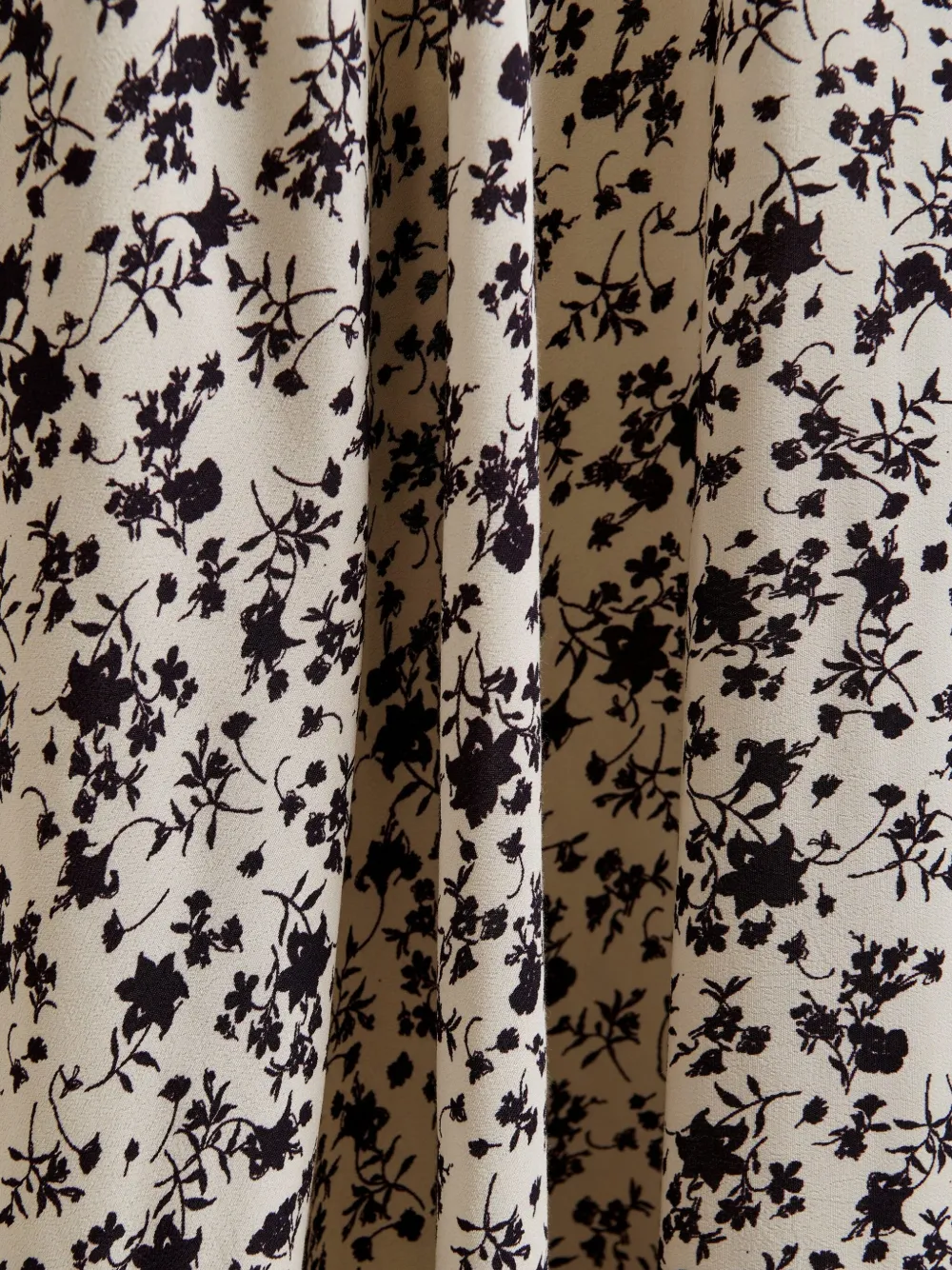 Essentiel Antwerp floral-pattern maxi skirt Zwart