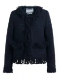 Essentiel Antwerp Iskra fringe jacket - Blue