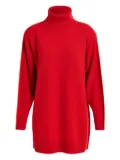 Essentiel Antwerp stripe-detail turtleneck sweater day dress - Red