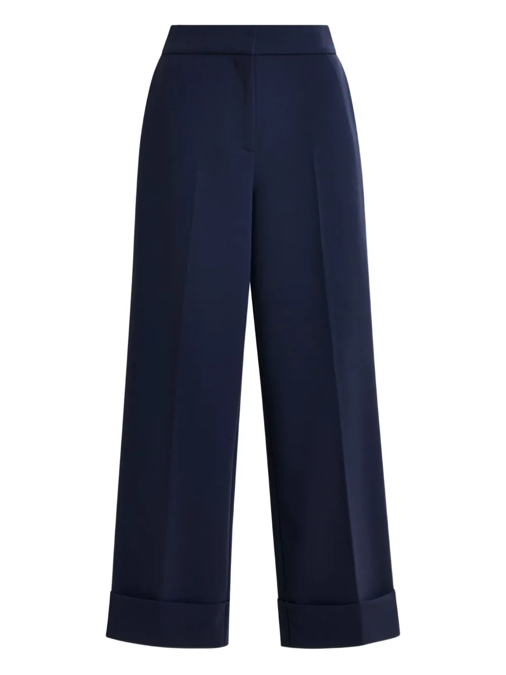 Essentiel Antwerp pressed-crease flared trousers Blauw
