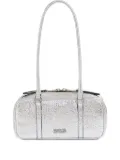 Essentiel Antwerp small metallic-effect shoulder bag - Grey