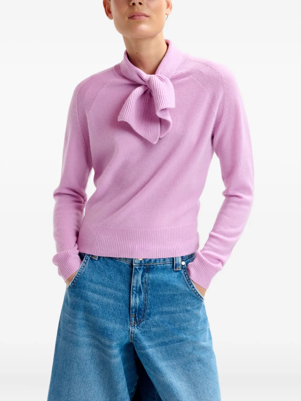 Essentiel Antwerp Invited Cashmere Sweater In Pink