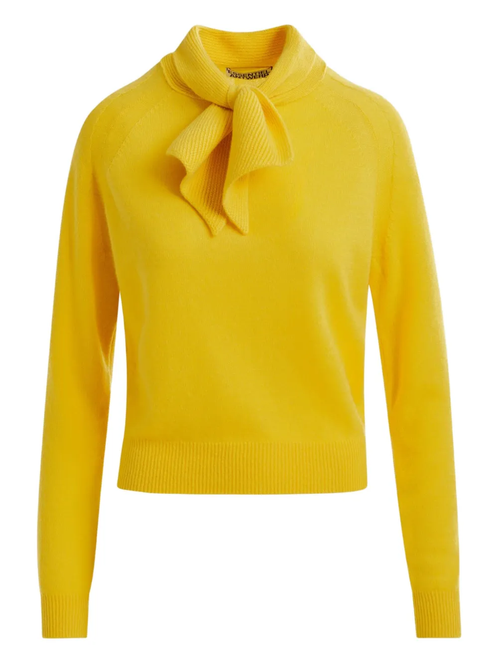 Essentiel Antwerp Invited Cashmere Sweater In Yellow