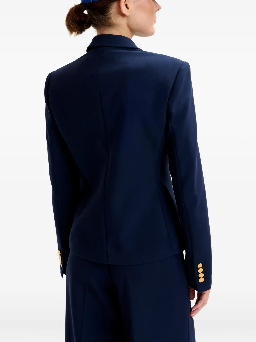 Essentiel Antwerp Irtha double-breasted blazer Blauw