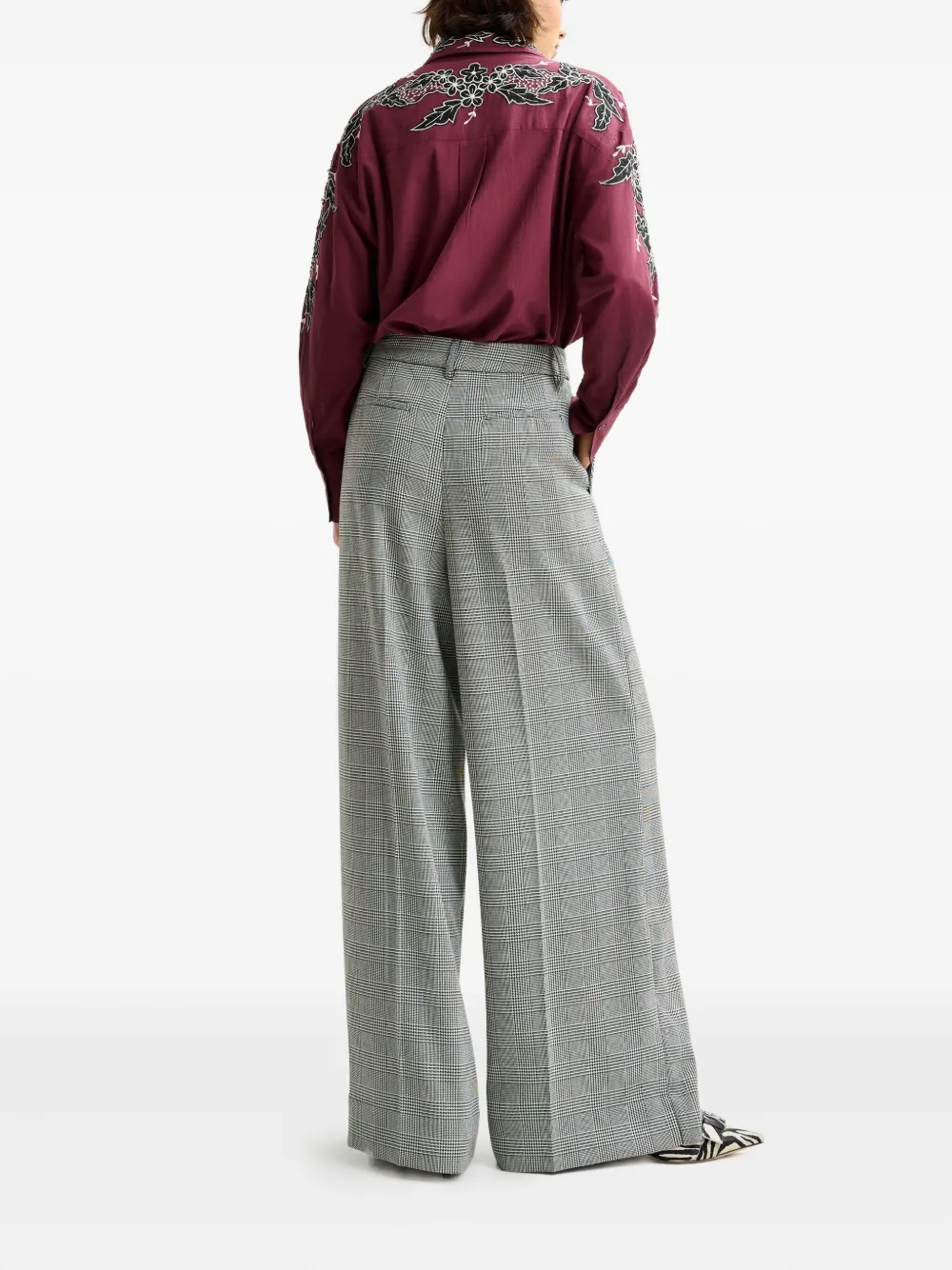 Essentiel Antwerp Invest pleated trousers Grijs