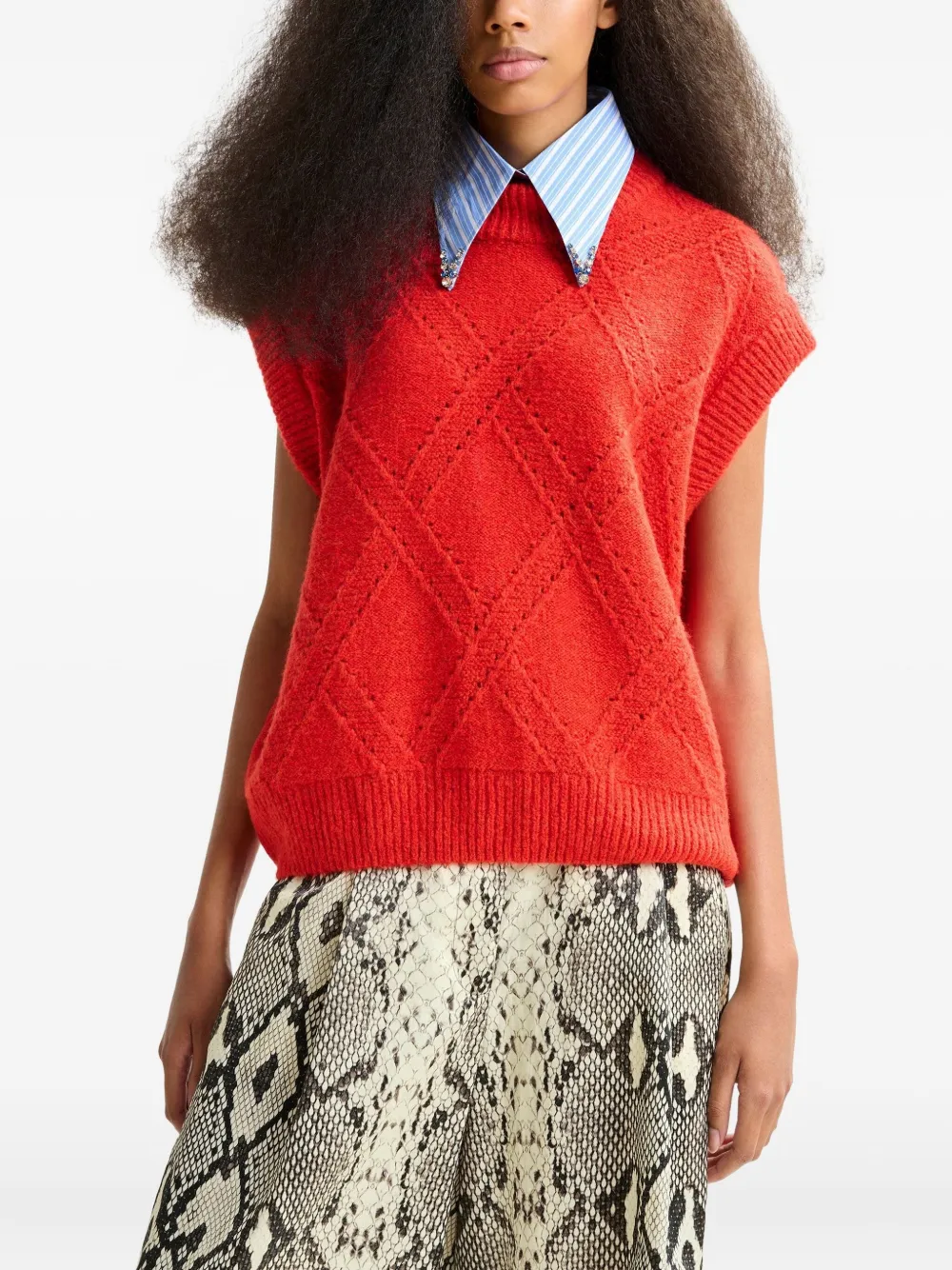 Essentiel Antwerp Import sweater Rood