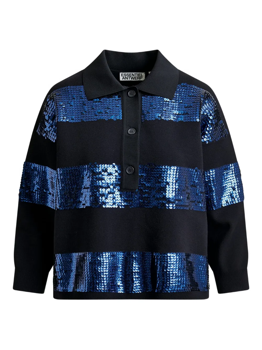 Essentiel Antwerp Illuminati Polo Shirt In Blue