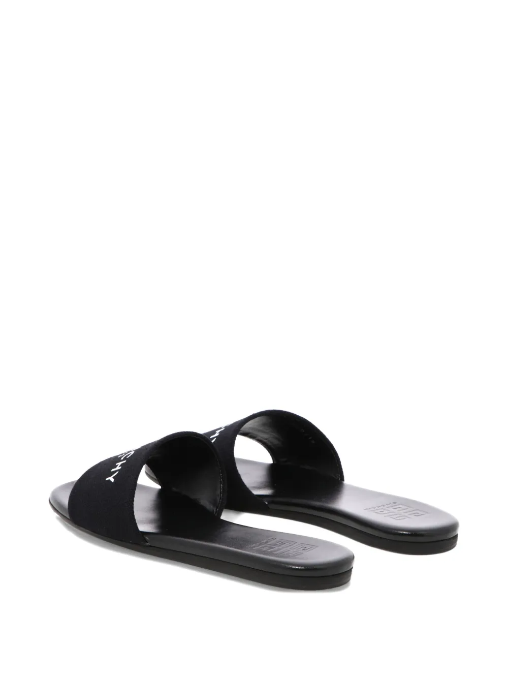 Givenchy logo-band flat sandals Black