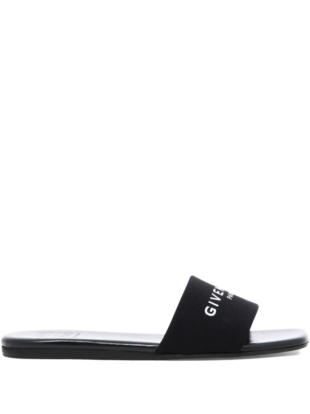 Givenchy logo-band flat sandals | Black | Image 1