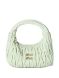 Miu Miu Wander leather shoulder bag - Green
