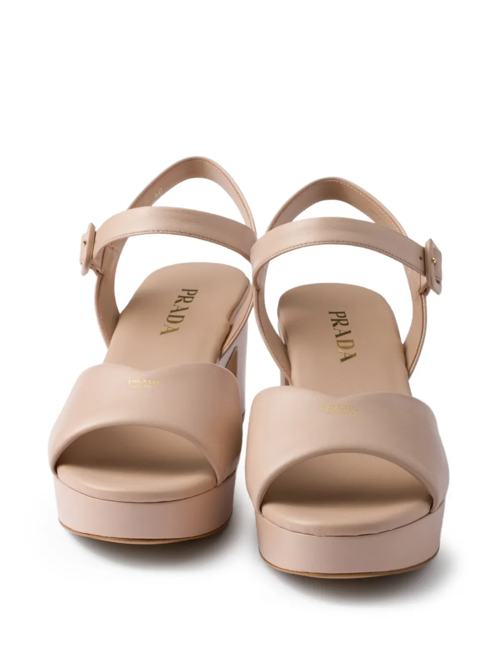 Prada platform sandals Neutrals