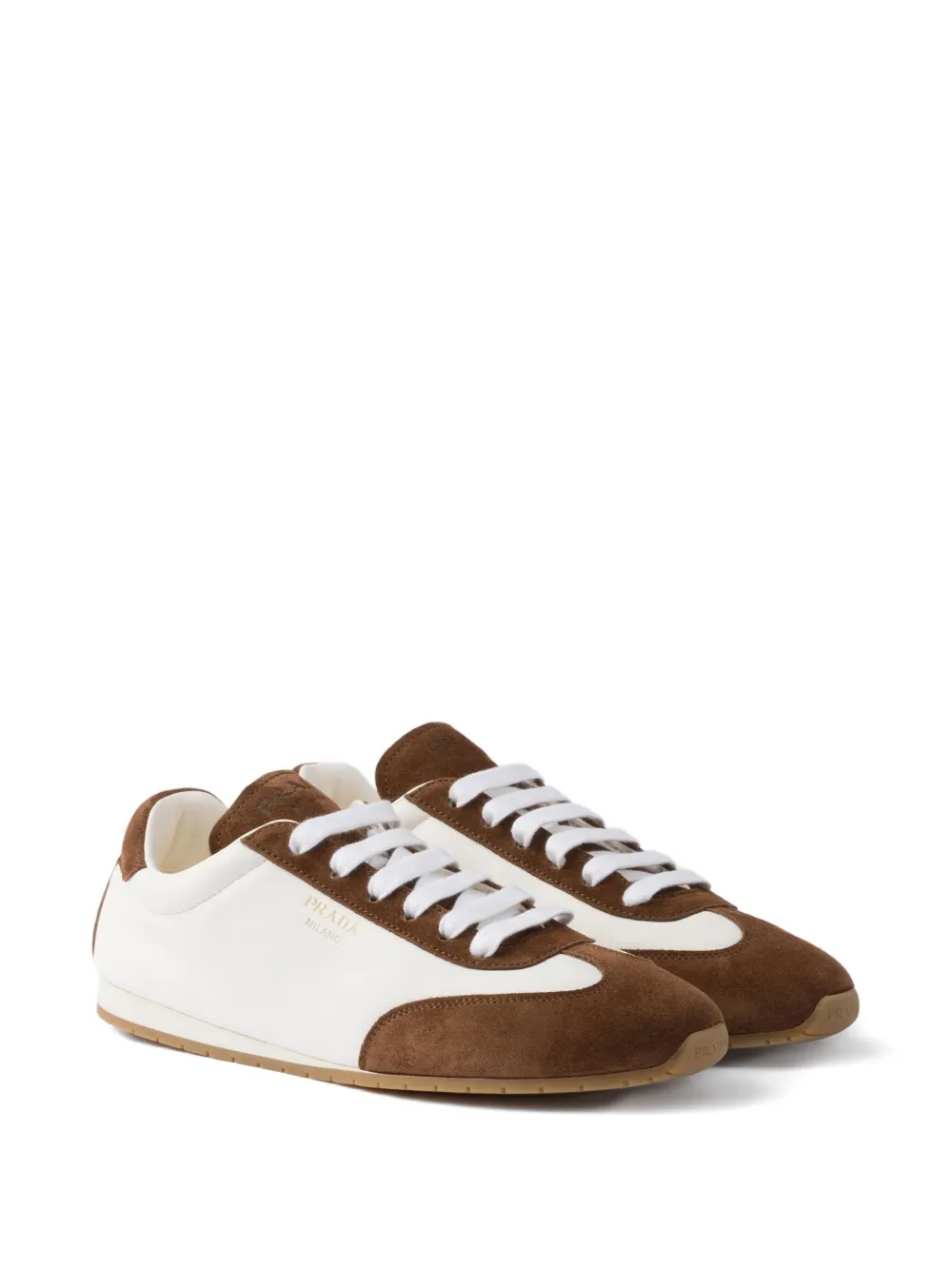 Prada Leren sneakers - Wit