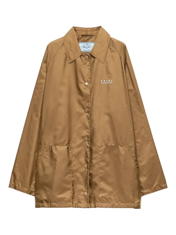 PRADA☆ライトウェイト Re-Nylon ジャケット ブラック Re-Nylon ボンバージャケット | PRADA
