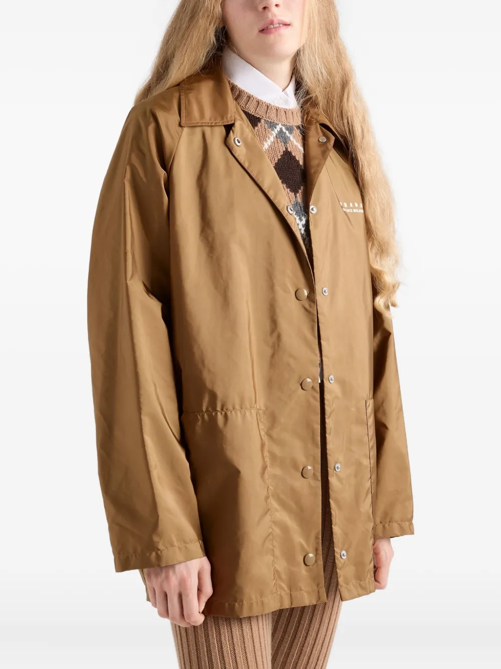 Prada Lichtgewicht jack Bruin