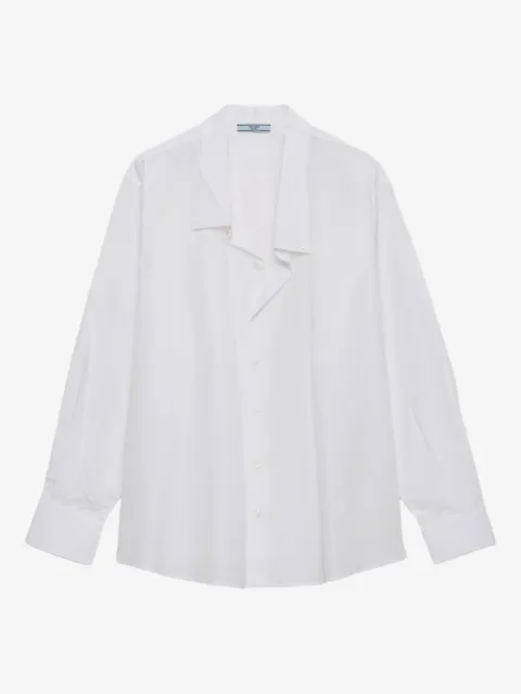 Prada poplin button-fastening shirt