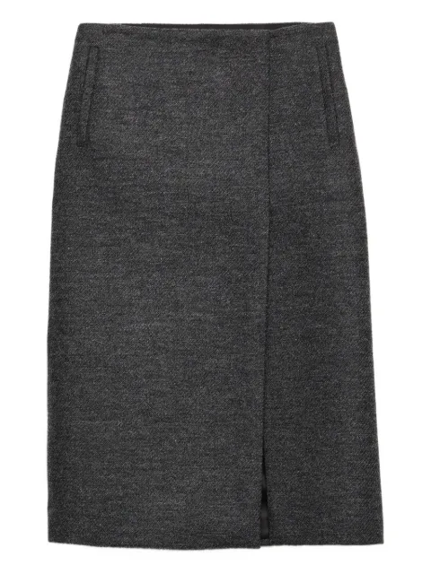 Prada front-slit skirt