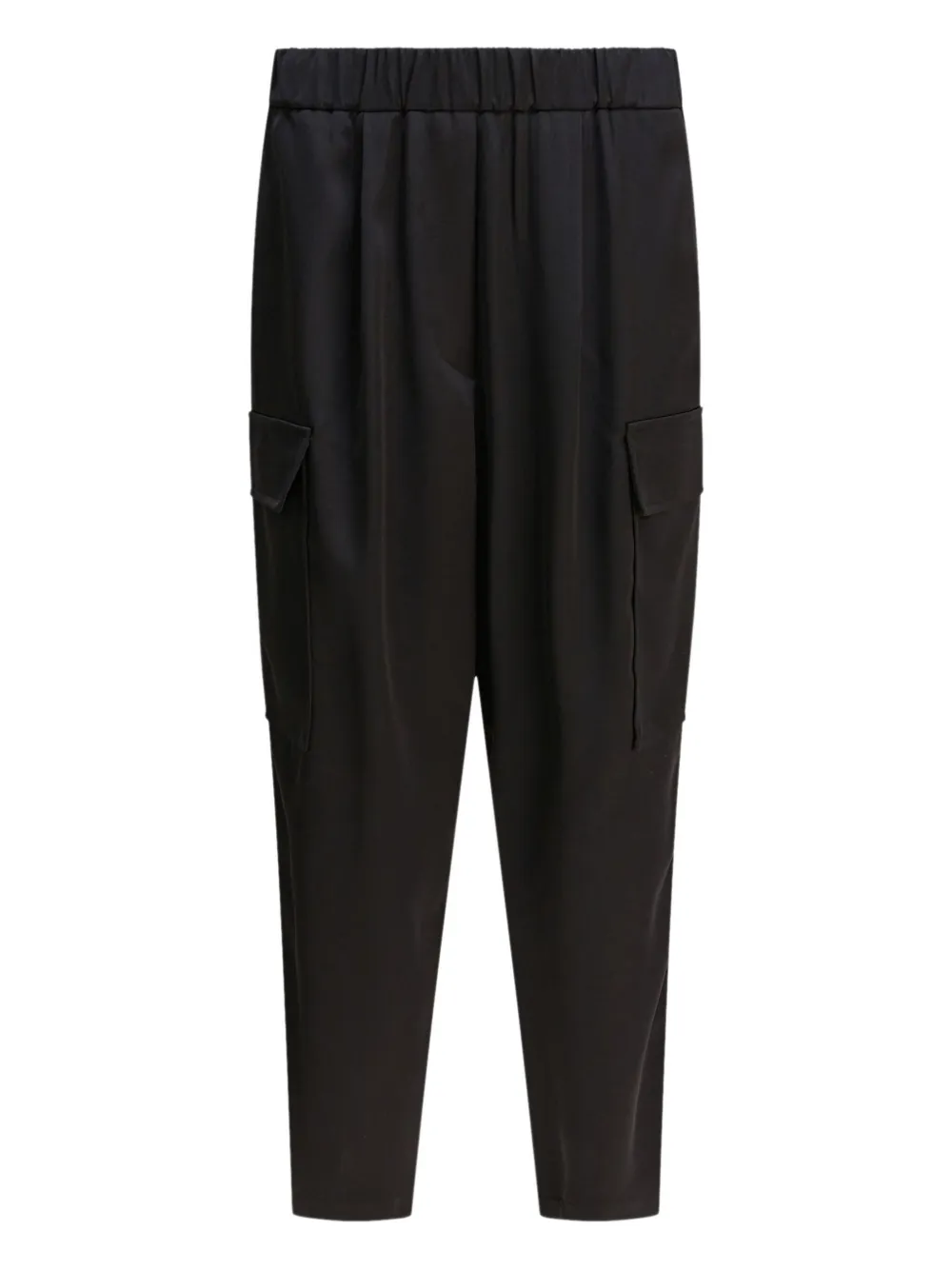 Semper elastic-waist tapered trousers