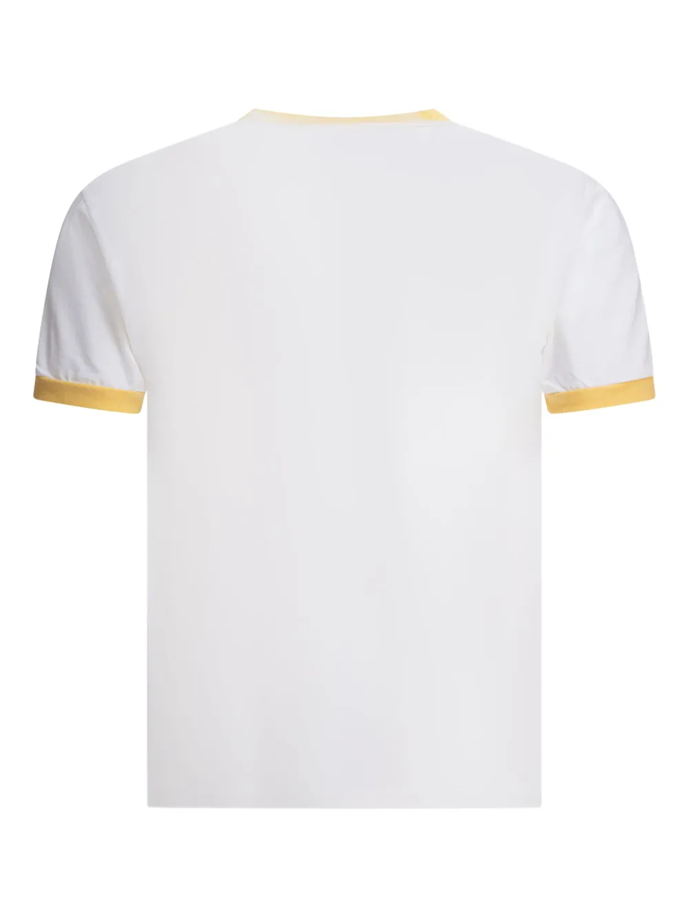KAPITAL T-shirt met ronde hals en smiley - Wit