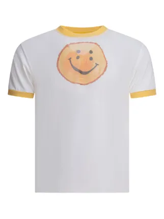 KAPITAL Smiley Face Tシャツ | ホワイト | FARFETCH JP