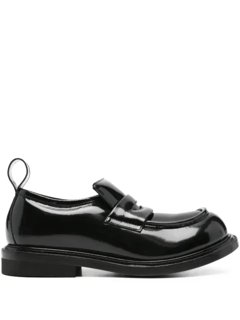 Moschino penny-slot leather loafers
