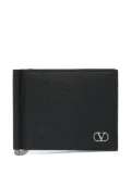 Valentino Garavani VLogo leather money clip wallet - Black
