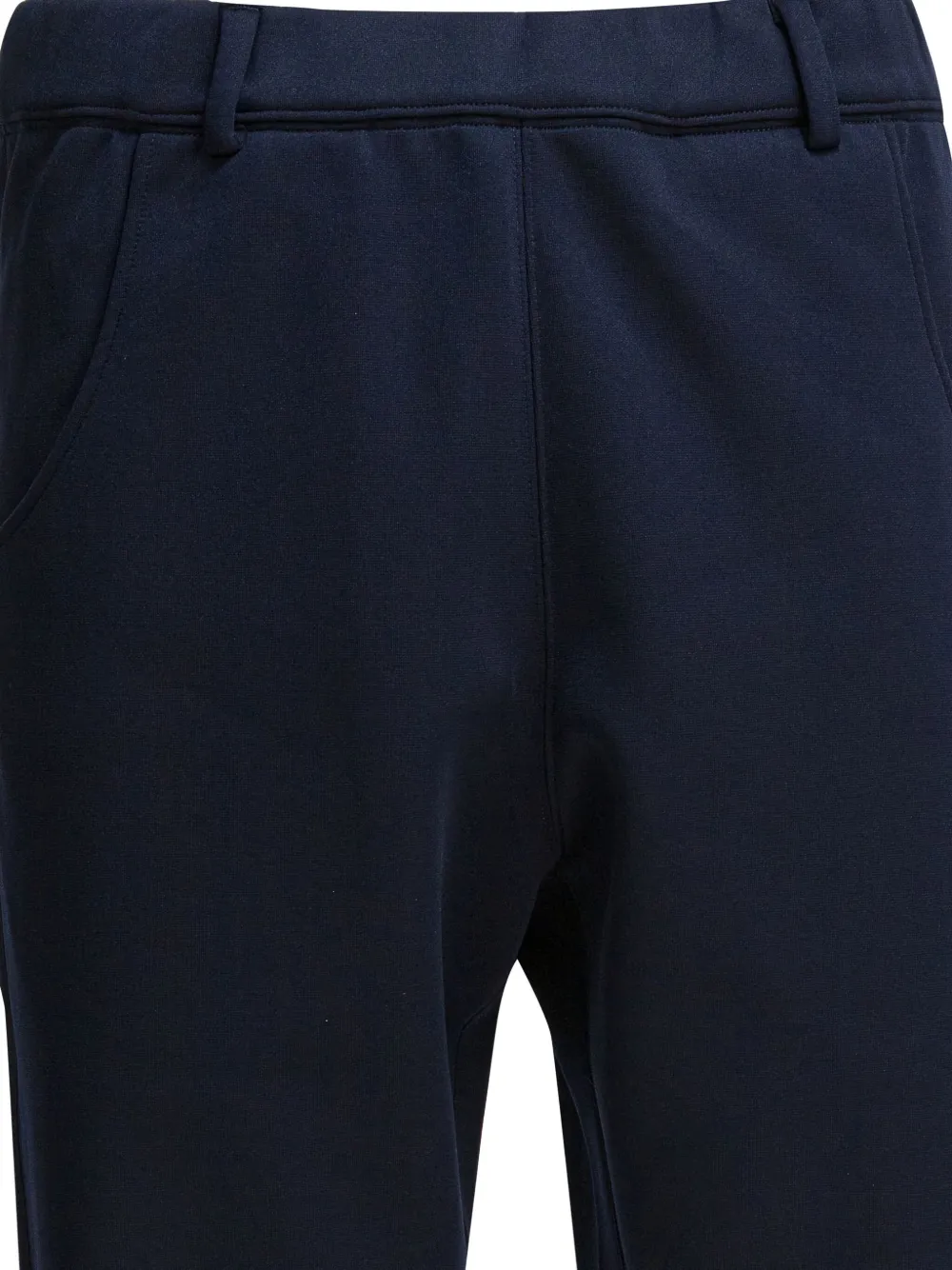Prada pocket-detail elasticated-waist trousers Blauw