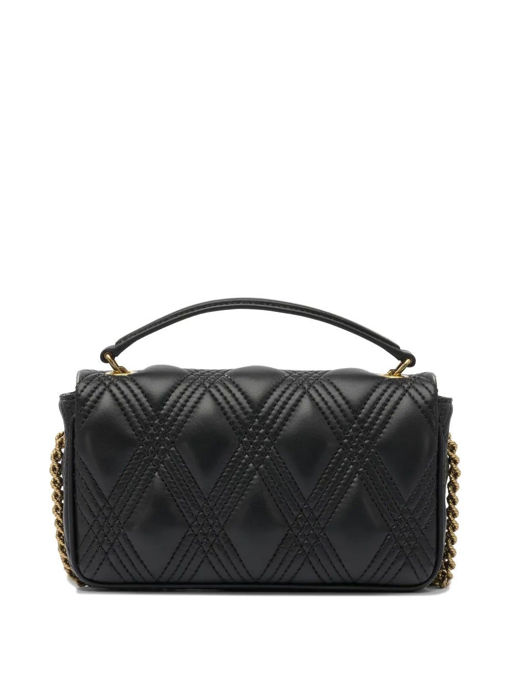Valentino Garavani quilted-leather shoulder bag Zwart