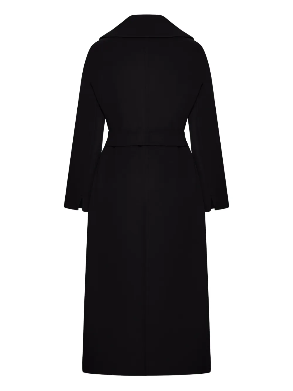 'S Max Mara Wollen jas met ceintuur Zwart
