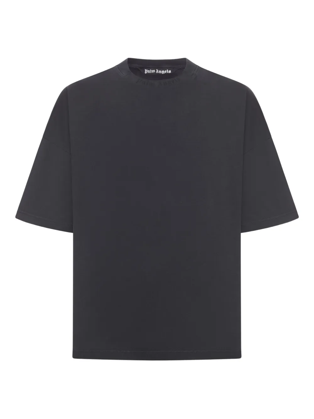 Palm Angels T-shirt met geborduurd logo Zwart