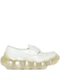 GROUNDS Jewelry bubble-sole loafers - White