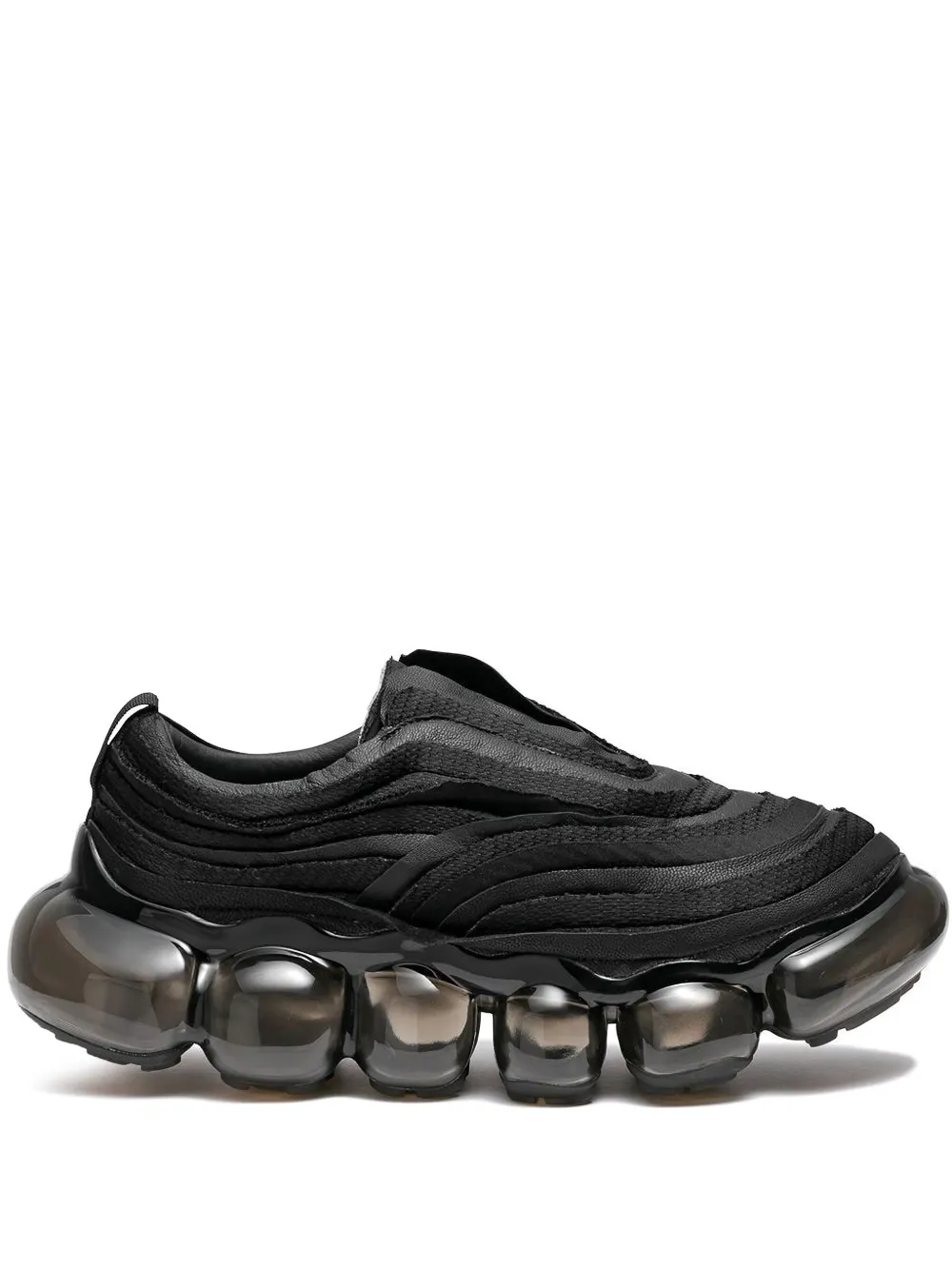 GROUNDS Jewellery Strata bubble "Black" sneakers Zwart