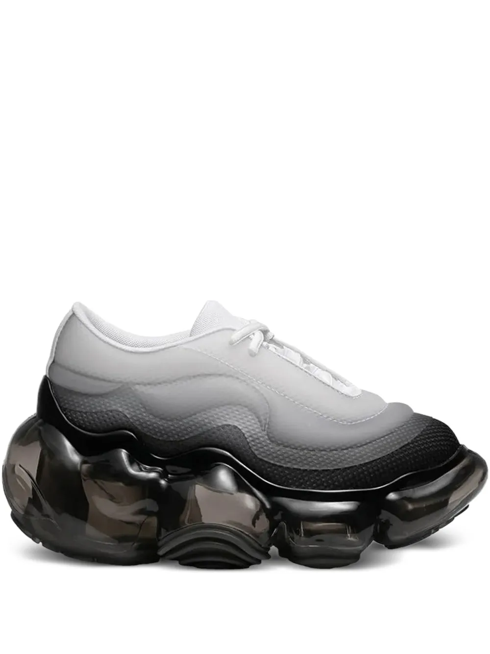 GROUNDS Moopie Fam "Grey" chunky sneakers met ombré-effect Grijs